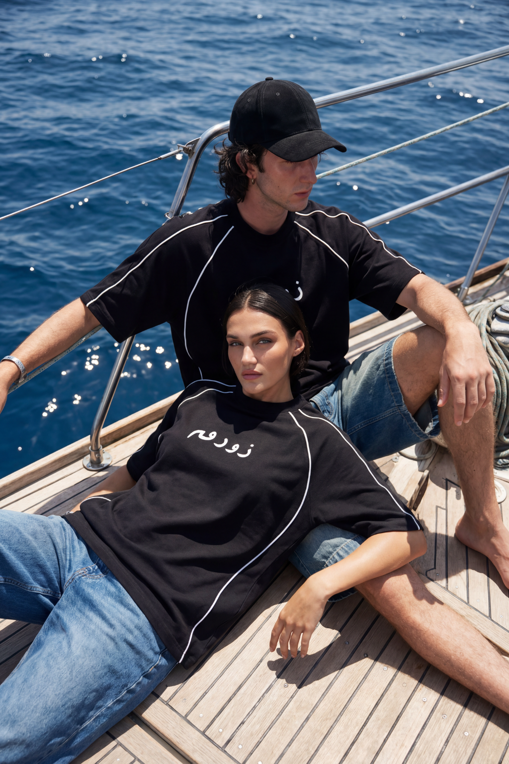 BLACK ZAMANA TSHIRT