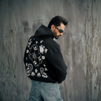 PAISLEY PUFF PRINT HOODIE