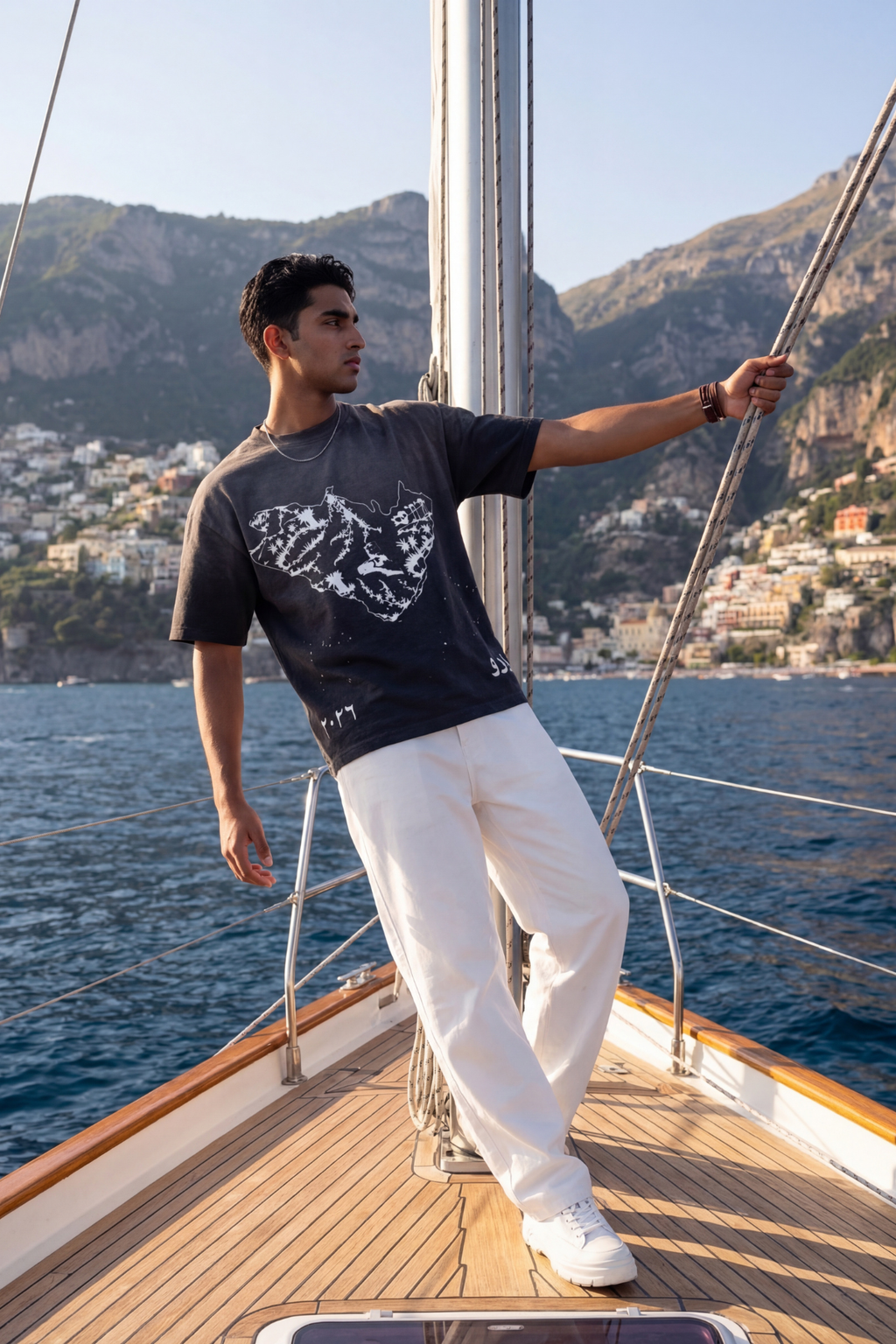 GREY ARAB TSHIRT