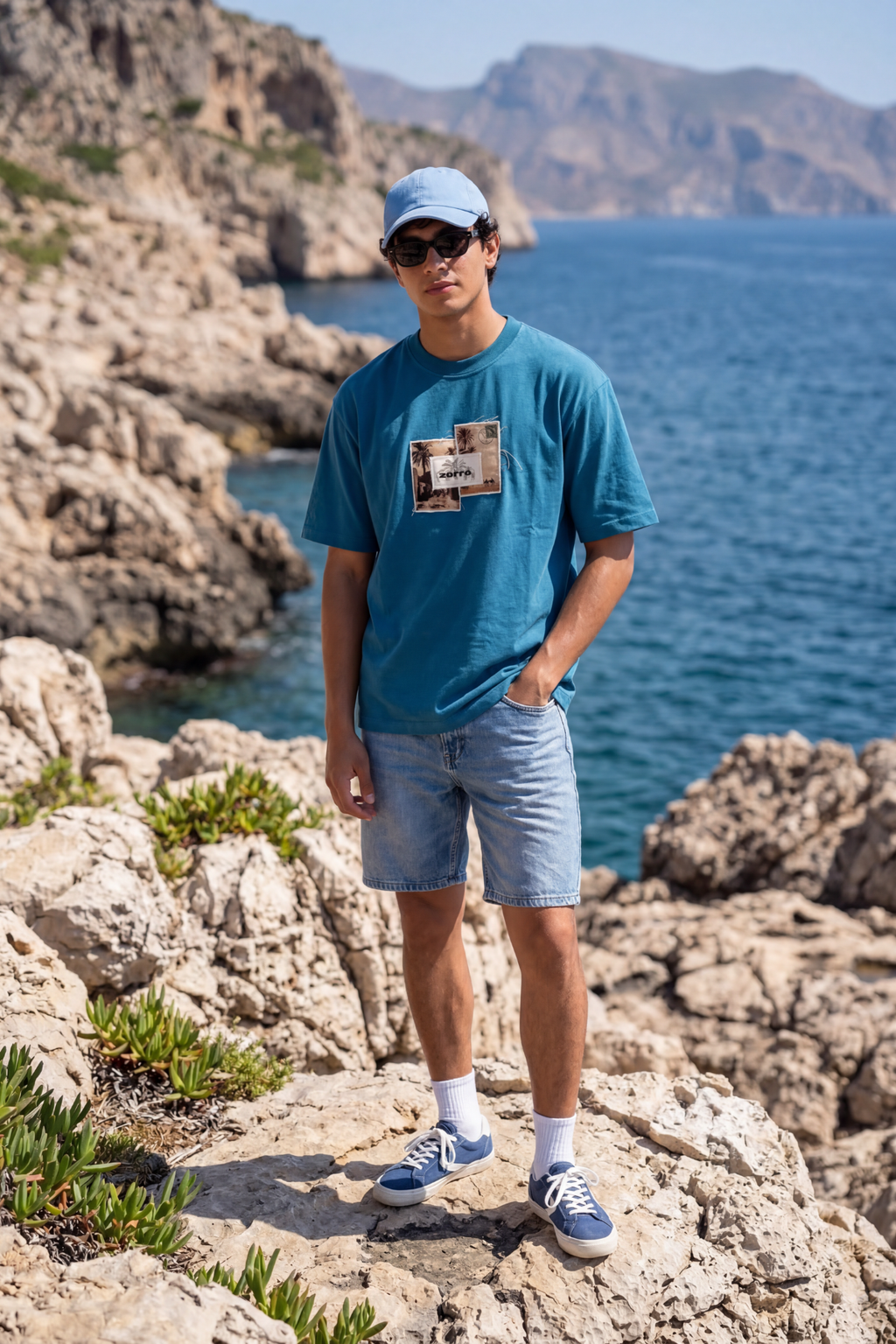 BLUE PYRAMID TSHIRT