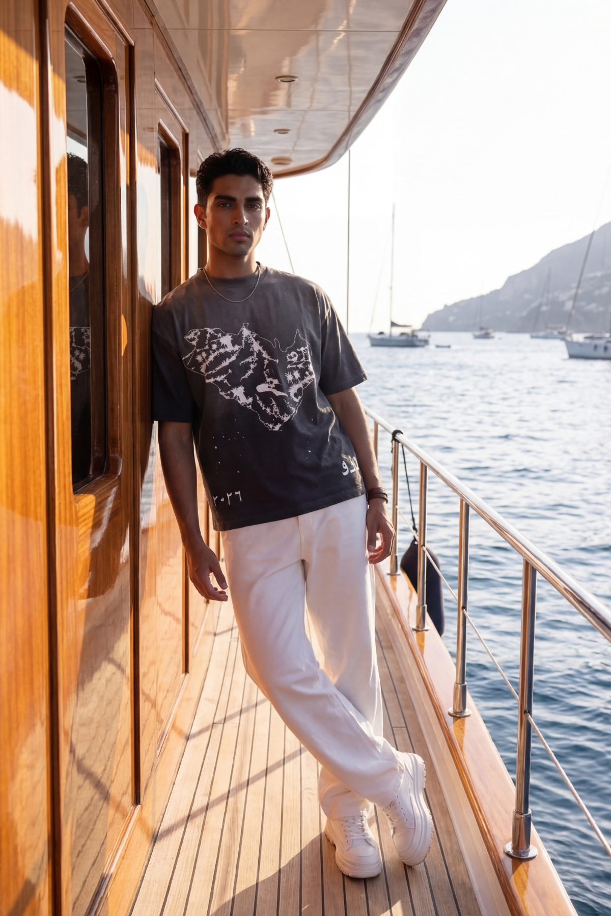 GREY ARAB TSHIRT